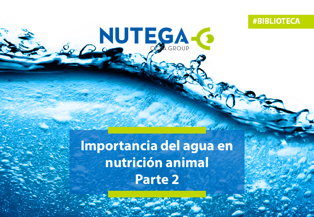 Importancia del agua en nutrición animal. Parte 2